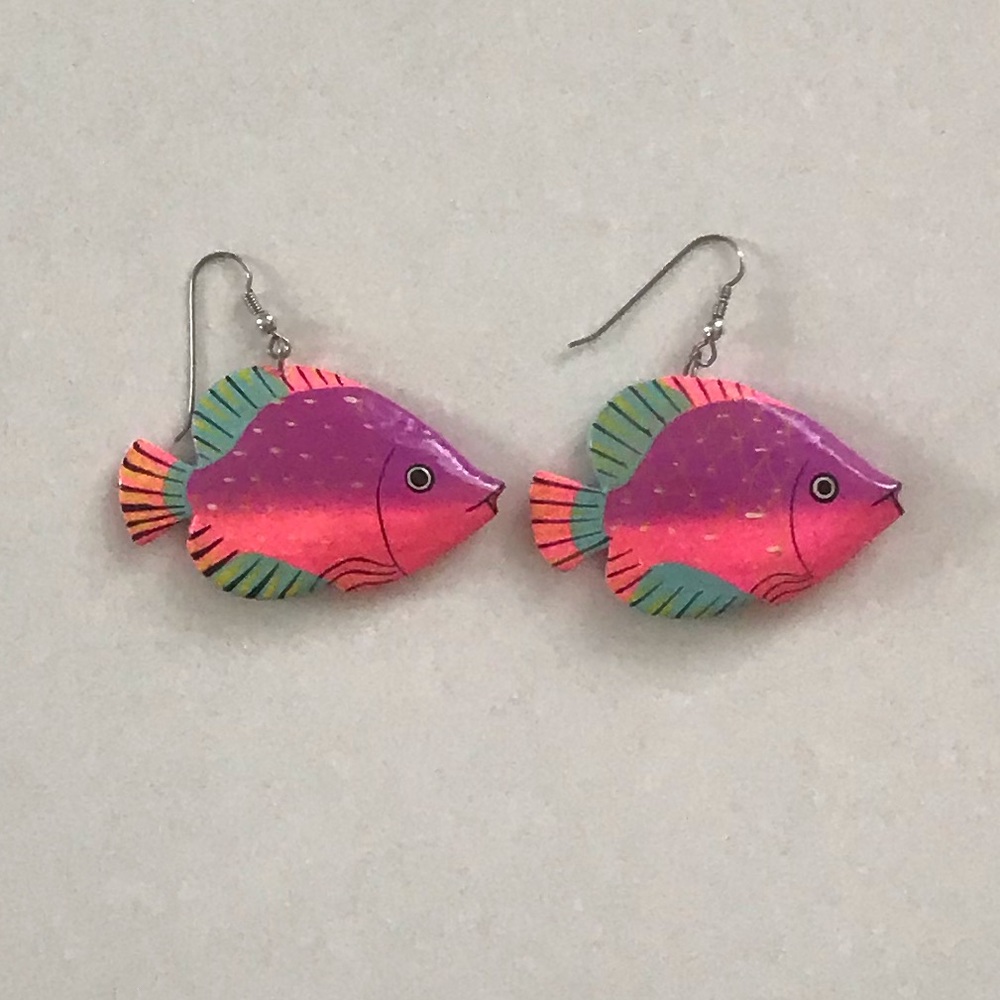 Colorful Fish Earrings